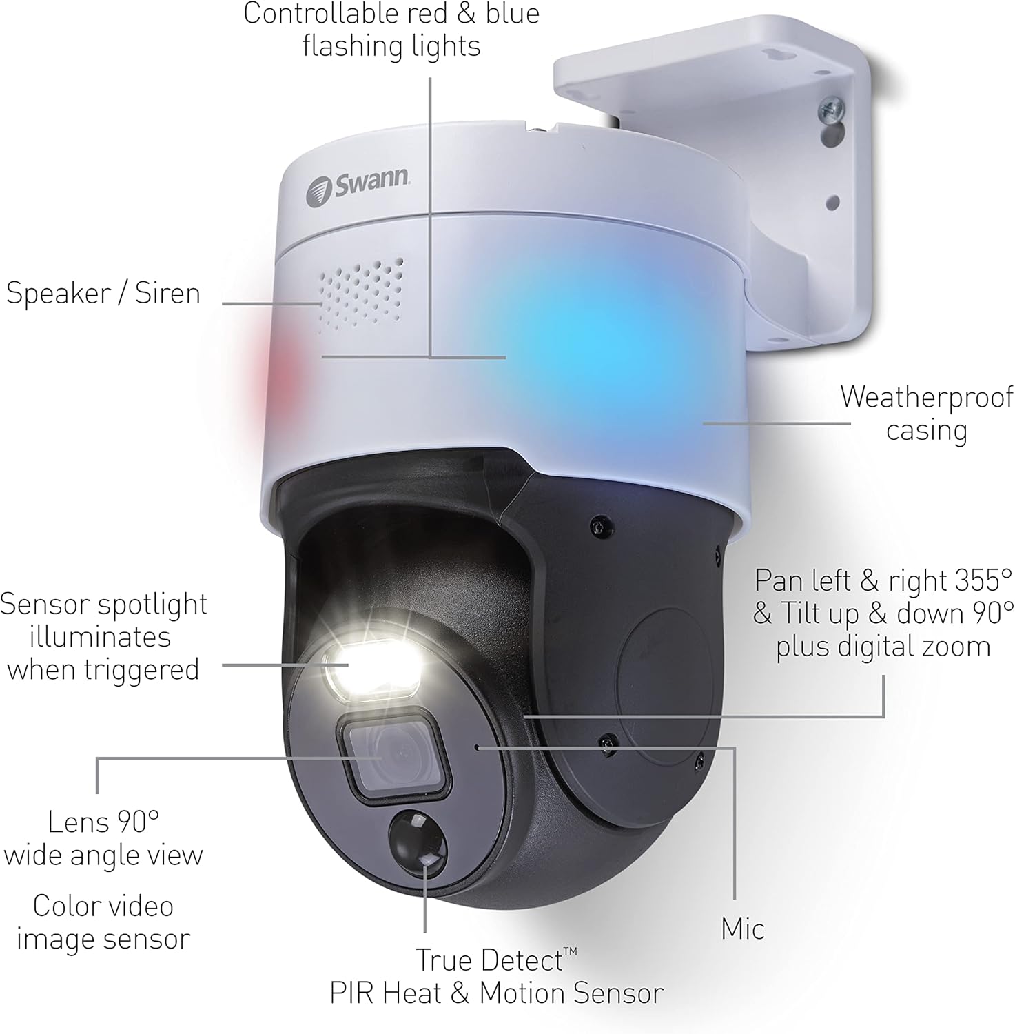 EUK - 4K Pan Tilt Camera NVR-8580 / 8780
