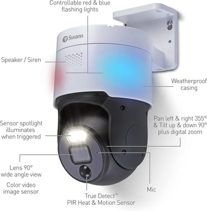 EUK - 4K Pan Tilt Camera NVR-8580 / 8780