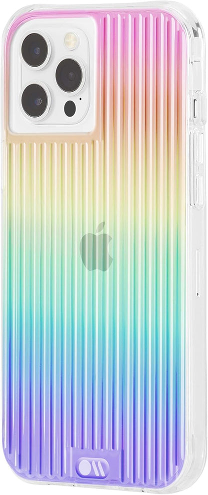 CASE-MATE iPhone 12 Pro Max Tough Groove - Iridescent with Micropel