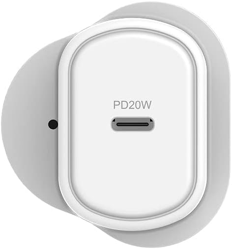 Cygnett PowerPlus 20W USB-C PD Wall Charger UK - White