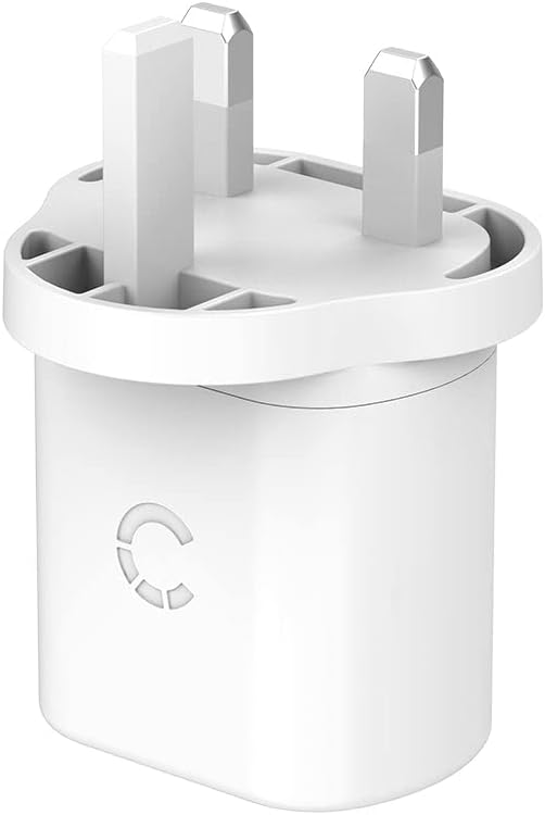 Cygnett PowerPlus 20W USB-C PD Wall Charger UK - White