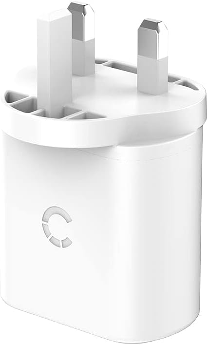 Cygnett PowerPlus 32W USB-C Wall Charger with Dual Ports UK - White