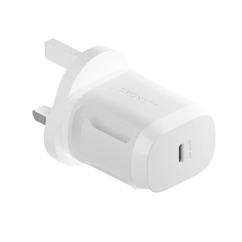 Cygnett PowerMaxx 30W PD Wall Charger - White UK