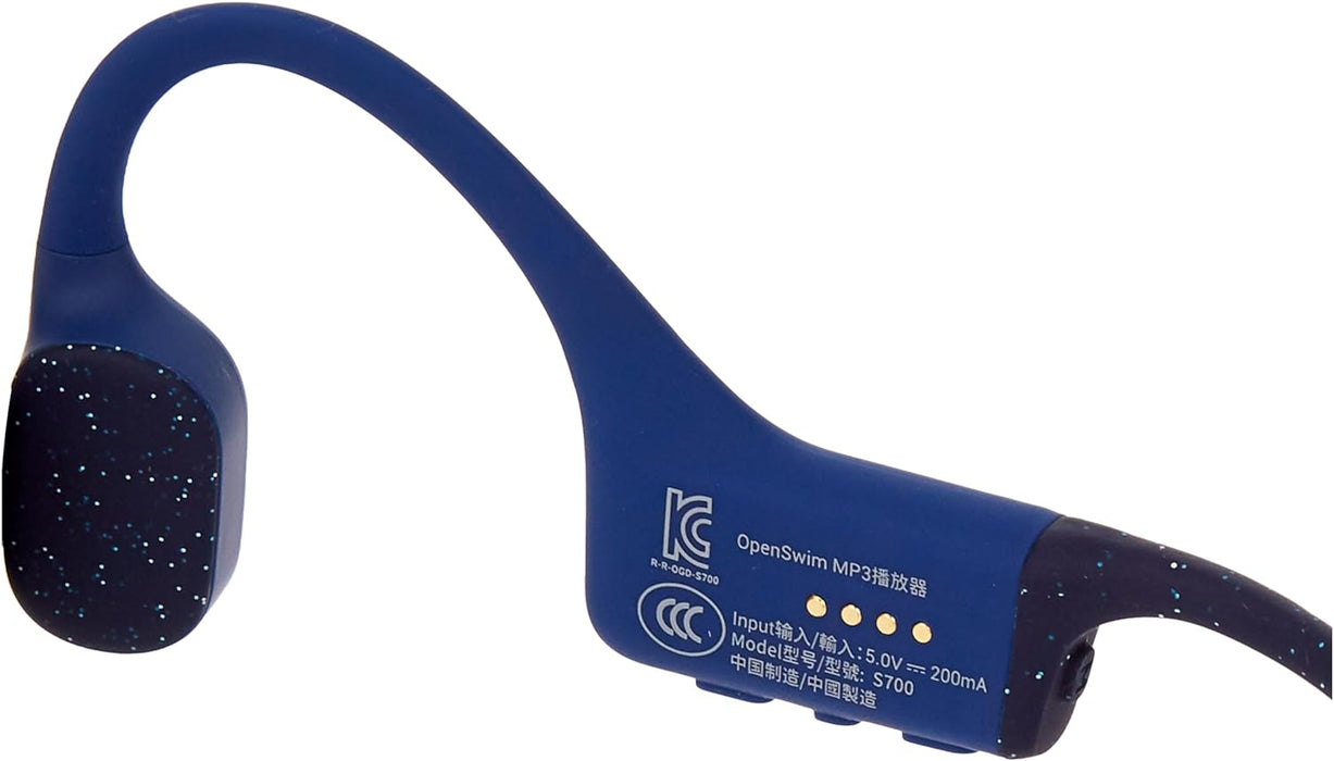 WD CASQUE MP3 CONDUCTION OSSEUSE OPEN SWIM BLEU