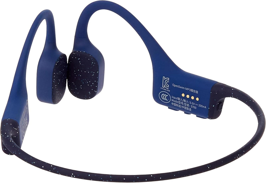 WD CASQUE MP3 CONDUCTION OSSEUSE OPEN SWIM BLEU