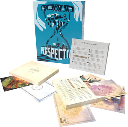 Space Cowboys | Perspectives Blue Box | Cooperative Mystery Card Game | Ages 12+ | 2-6 Players | 90 Minutes Playing Time