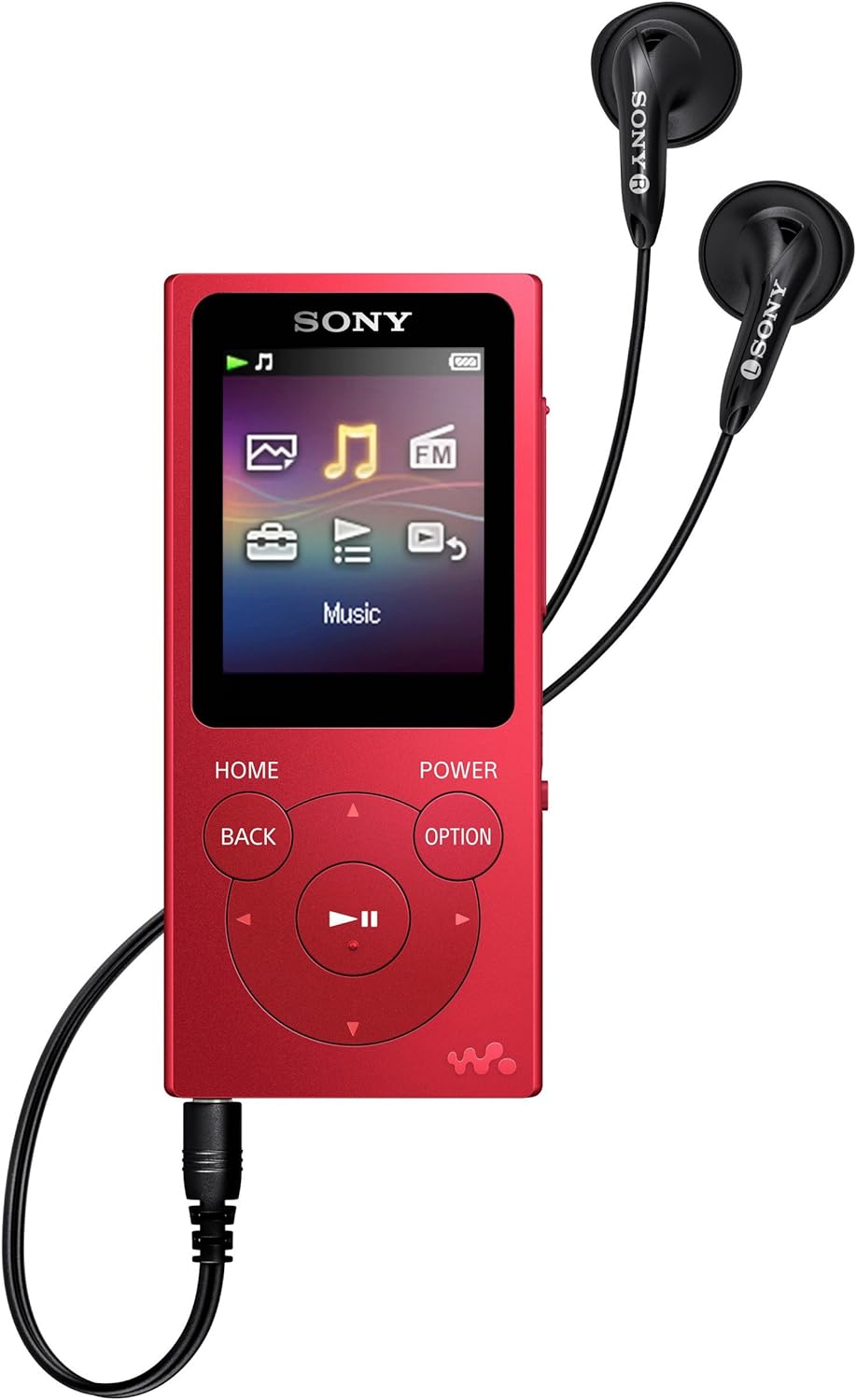 Walkman digital music player Red
