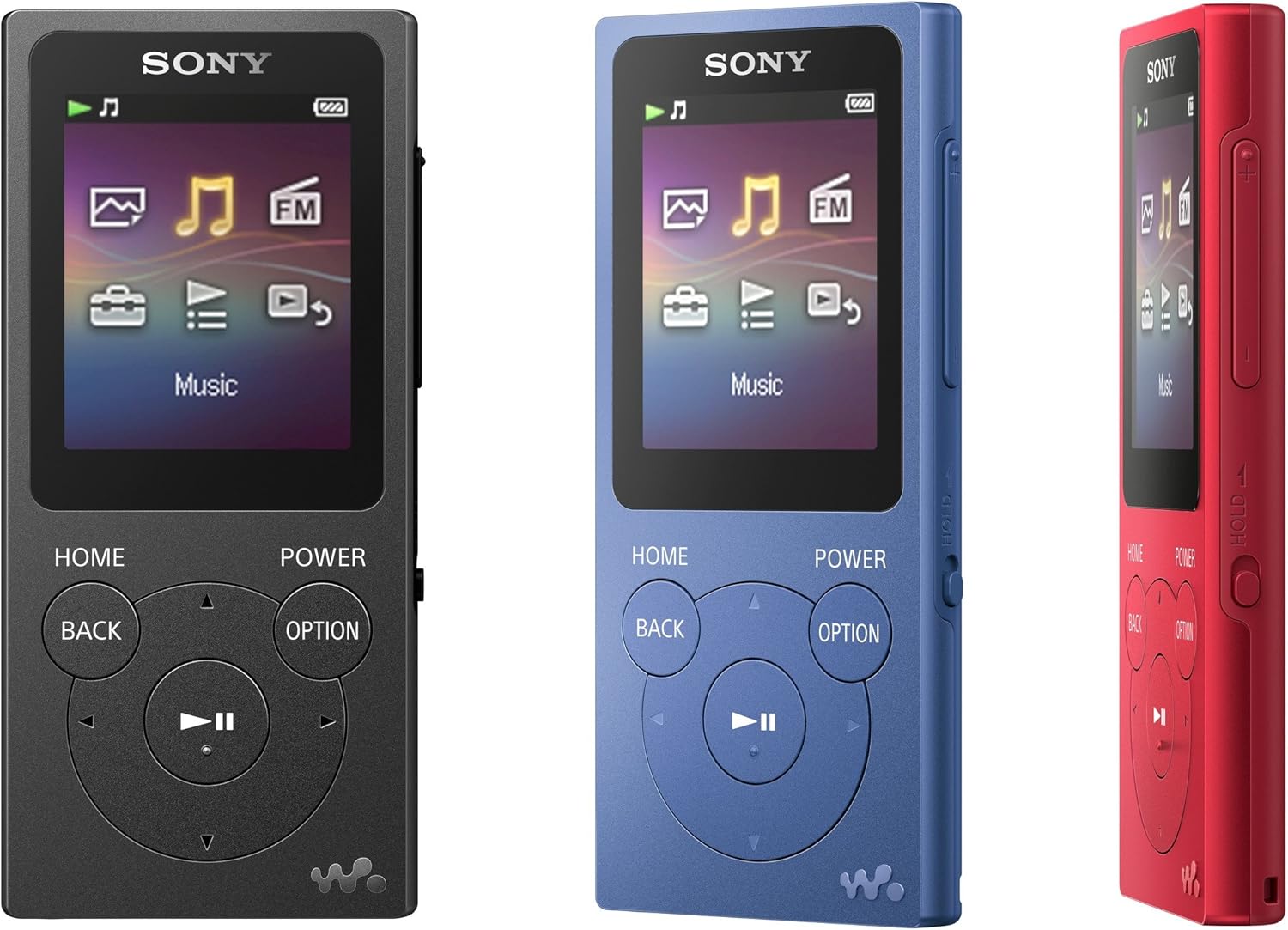 Walkman digital music player Red