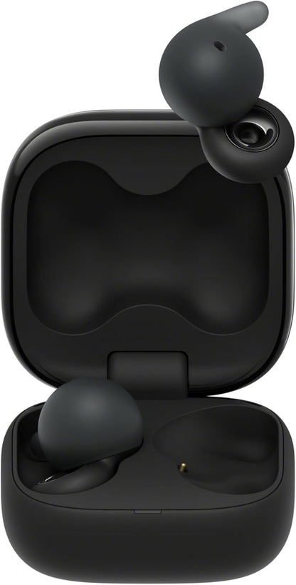 Sony LinkBuds Open – Truly Wireless Bluetooth Open Ear Buds - Transparent Sound, All Day Comfort 5.1g, High Sound Quality, IPX4, Multipoint Connection, 22Hrs Battery, iOS & Android – Black