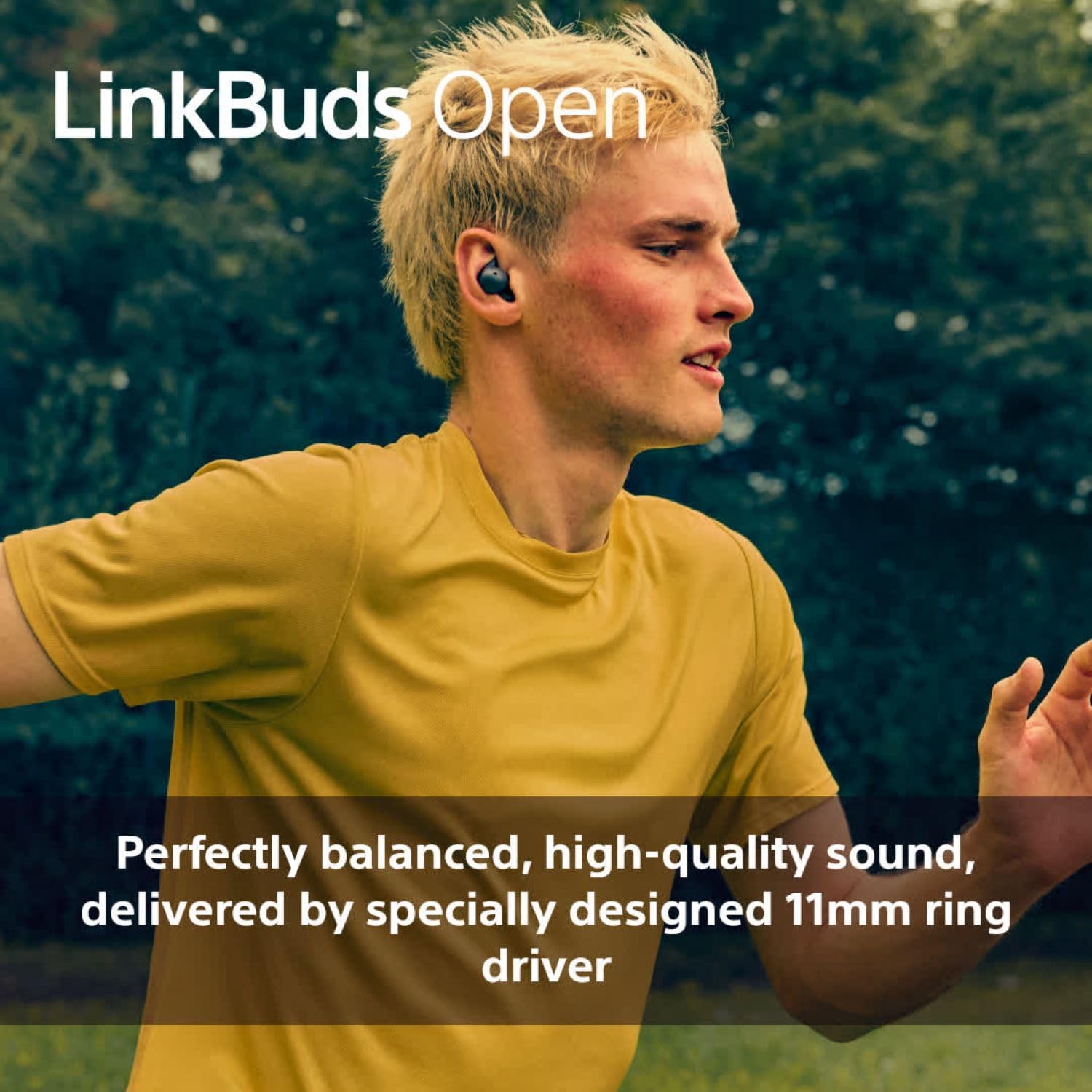 Sony LinkBuds Open – Truly Wireless Bluetooth Open Ear Buds - Transparent Sound, All Day Comfort 5.1g, High Sound Quality,IPX4, Multipoint Connection, 22Hrs Battery, iOS & Android – White