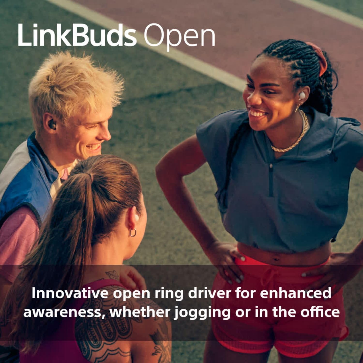 Sony LinkBuds Open – Truly Wireless Bluetooth Open Ear Buds - Transparent Sound, All Day Comfort 5.1g, High Sound Quality,IPX4, Multipoint Connection, 22Hrs Battery, iOS & Android – White