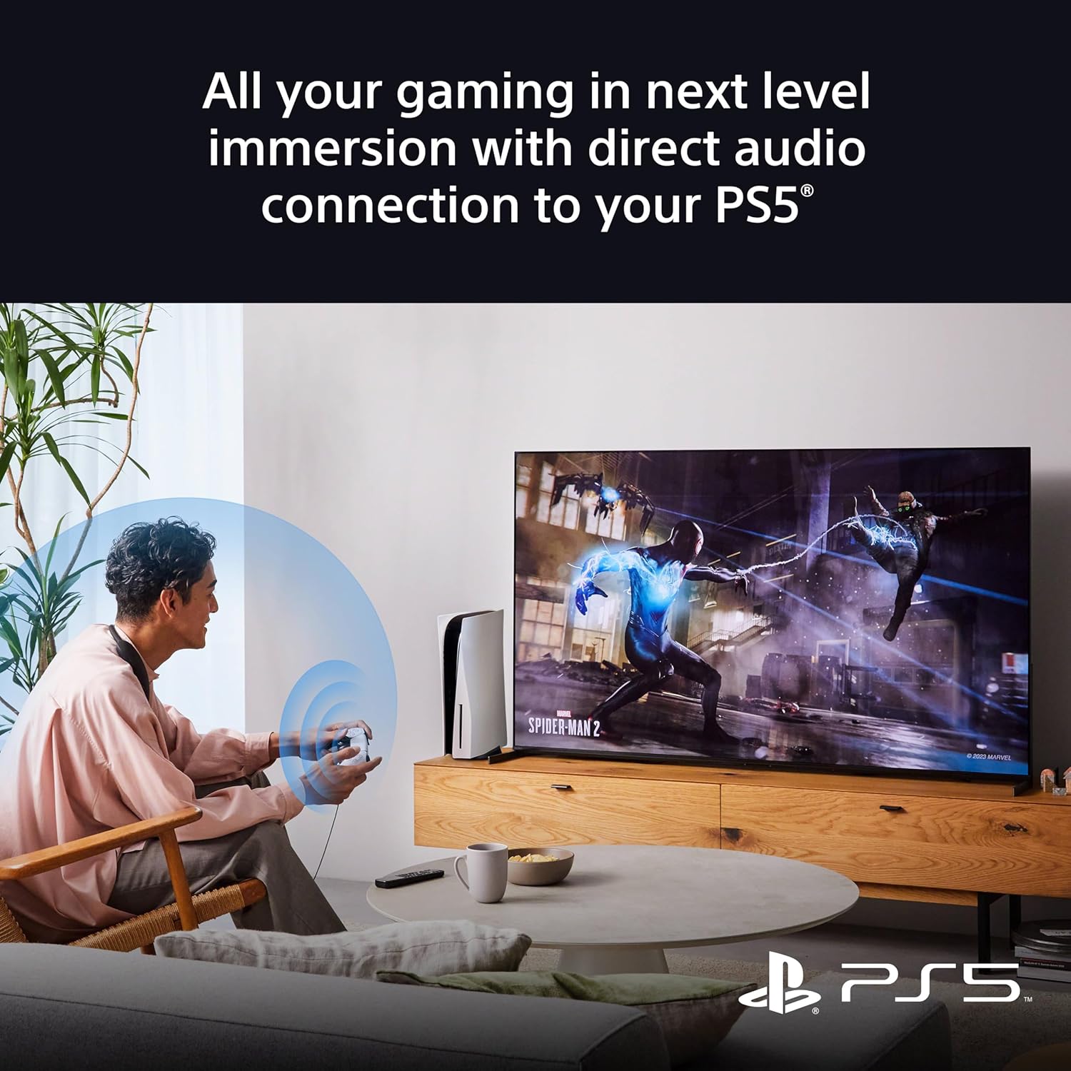 Sony BRAVIA Theatre U – Dolby Atmos® neckband speaker, Wireless, Bluetooth®, Multi-pair connection, PS5 gaming function, 360 Spatial Sound Personaliser, 12h Battery