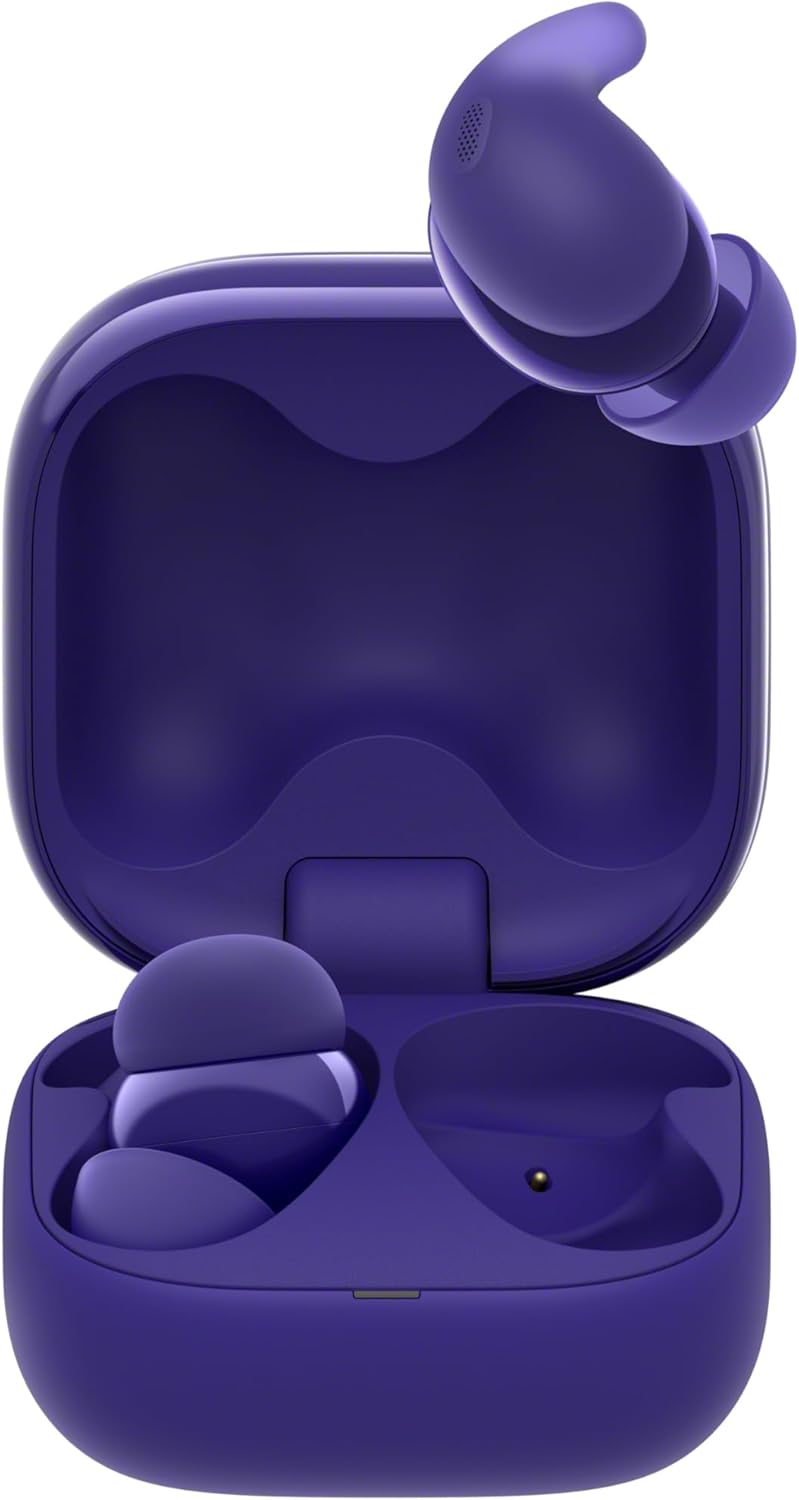 Sony LinkBuds Fit x Olivia Rodrigo: Truly Wireless Noise Cancelling Bluetooth Earbuds - All Day Comfort, IPX4, Hi-Res Audio, Ambient Sound Mode, 21Hrs Battery, Multipoint, iOS & Android - Violet
