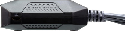 ATEN 2-Port USB-C DisplayPort Hybrid Cable KVM Switch