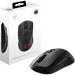 MSI Versa 300 Wireless Souris Gaming - Capteur Optique 8000 DPI, taux de Rapport 1000 Hz, symétrique, Micro-switches Kailh 30M+ clics, 6 Boutons, Batterie 50h, Latence 1ms, RGB, 60g - avec/sans Fil