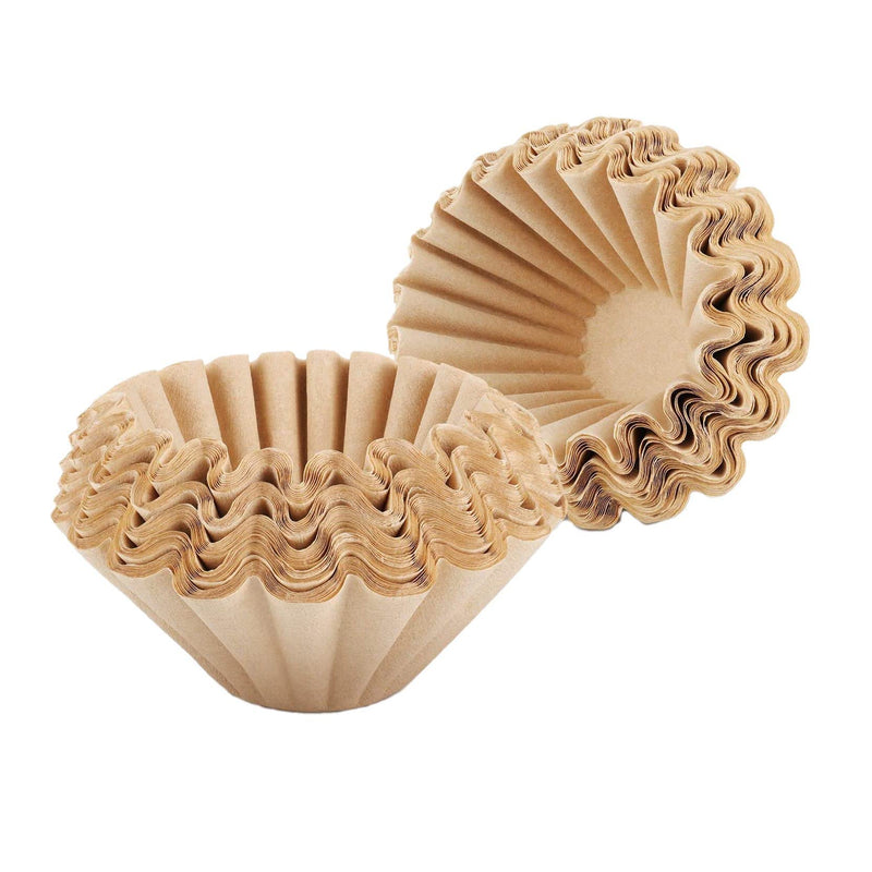 Hundnsney 100 Pieces 1-4 Cups Basket Coffee Filter Basket Filter Disposable Coffee Filter Paper for Home Use