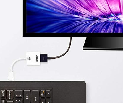 ATEN VC986B-AT Video Converter Active Video Converter (Active Video Converter 4096 x 2160 Pixels, VC986B-AT, Converts DisplayPort signals to HDMI output