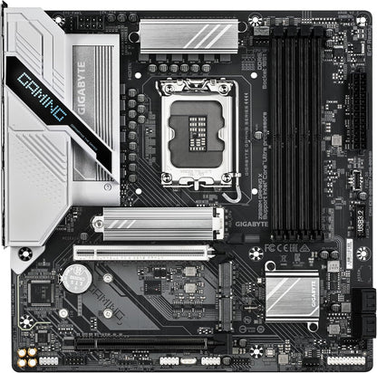 GIGABYTE Z890M GAMING X Motherboard - Supports Intel Core Ultra (Series 2) CPUs, 8+1+2 phases VRM, up to 8800MHz DDR5 (OC), 1xPCIe 5.0 + 2xPCIe 4.0, 2.5GbE LAN, USB 3.2 Gen 1