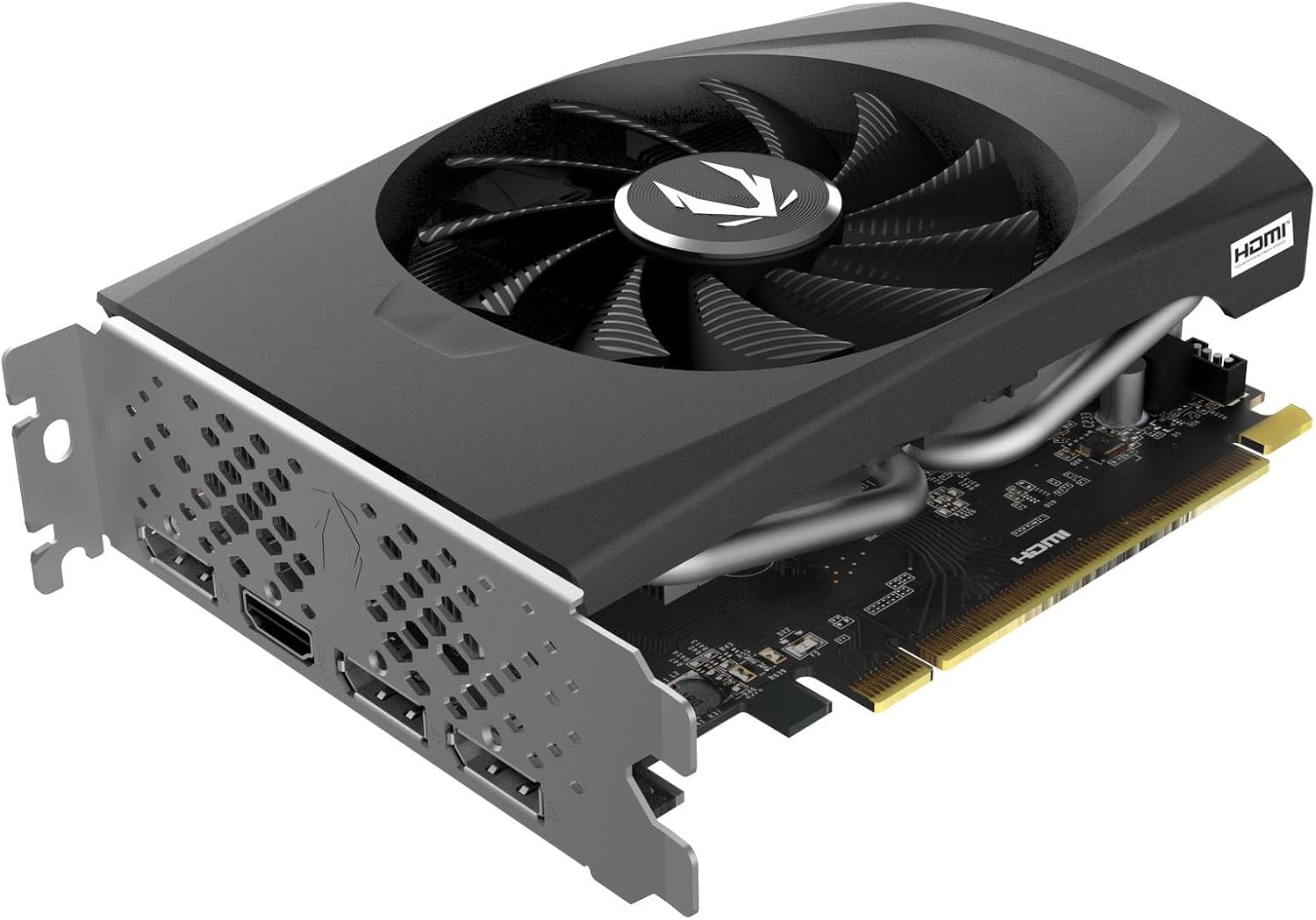 ZOTAC GAMING GeForce RTX 4060 8GB Solo DLSS 3 8GB GDDR6 128-bit 17 Gbps PCIE 4.0 Super Compact Gaming Graphics Card, ZT-D40600G-10L