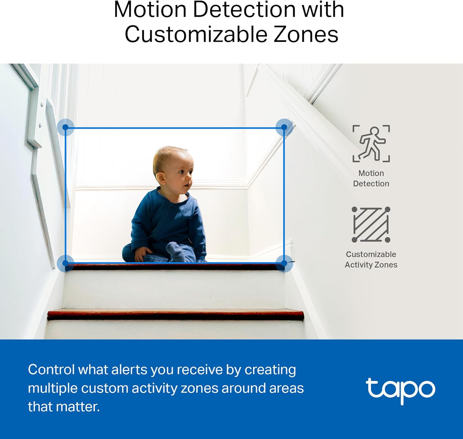 Pan/Tilt AI Home Security Wi-Fi Camera