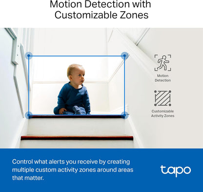 Pan/Tilt AI Home Security Wi-Fi Camera
