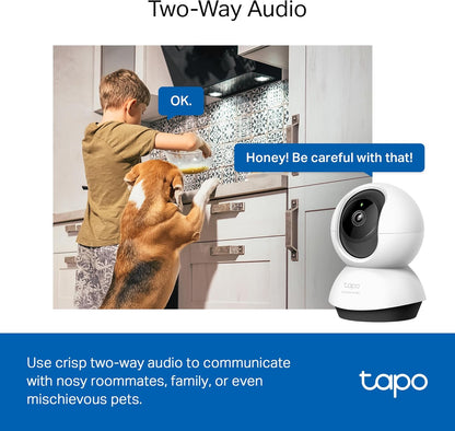 Pan/Tilt AI Home Security Wi-Fi Camera