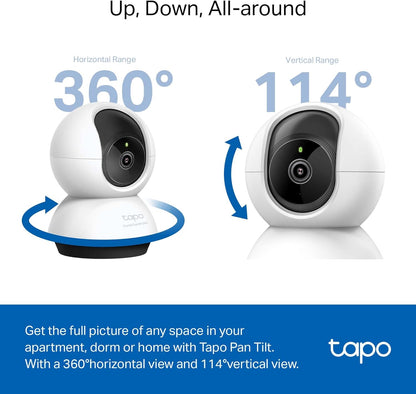 Pan/Tilt AI Home Security Wi-Fi Camera