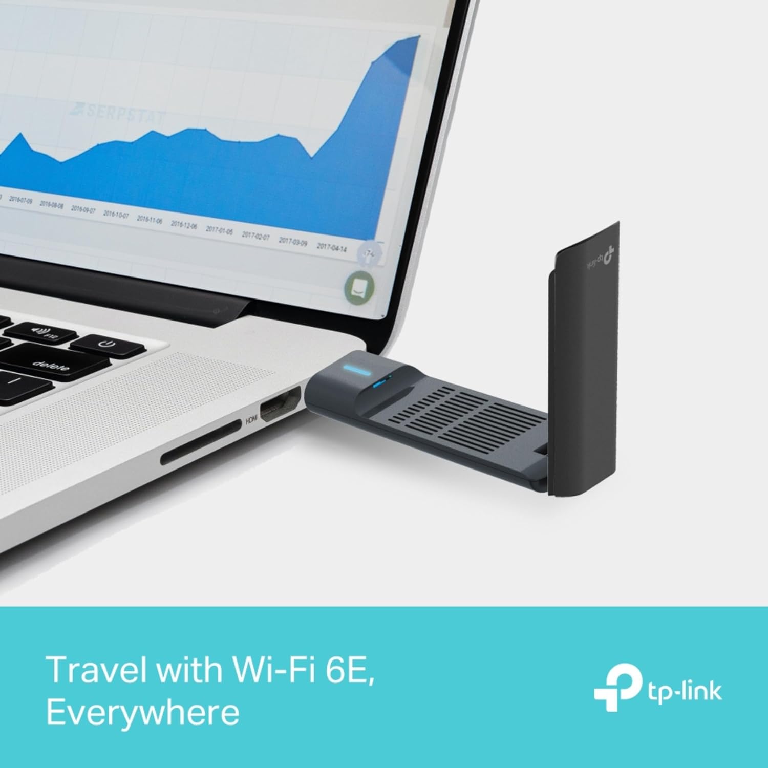 TP-Link AXE5400 Wi-Fi 6E Multi-Angle High Gain Tri-Band Wireless USB 3.0 Adapter, 6 GHz band, Works with Windows 11/10, Flexible & Easy Installation (Archer TXE70UH)