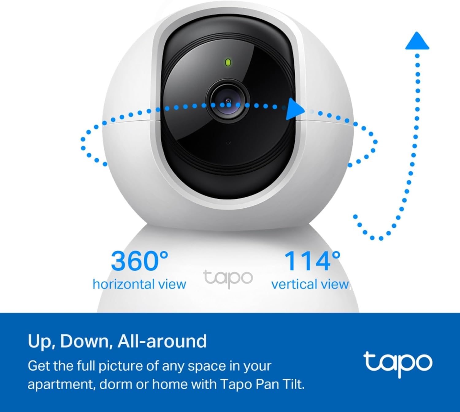 Pan/Tilt Home Security Wi-Fi Camera