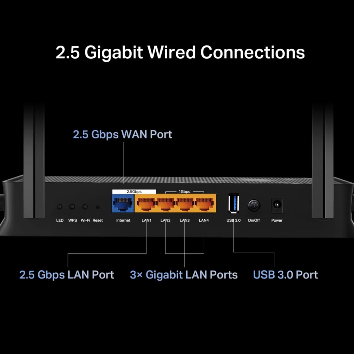 TP-Link Archer BE230 Router WiFi 7 BE3600Mbps, WiFi Router, 2.5G Ports, USB 3.0 Port, Maximized Coverage, VPN Router, Internet Booster Routers, WiFi Booster, HomeShield Security, Easy Setup,EasyMesh
