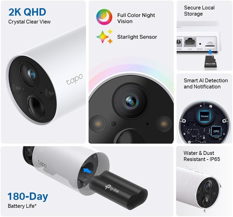 Tapo Smart Wire-Free Camera System1 Camera System