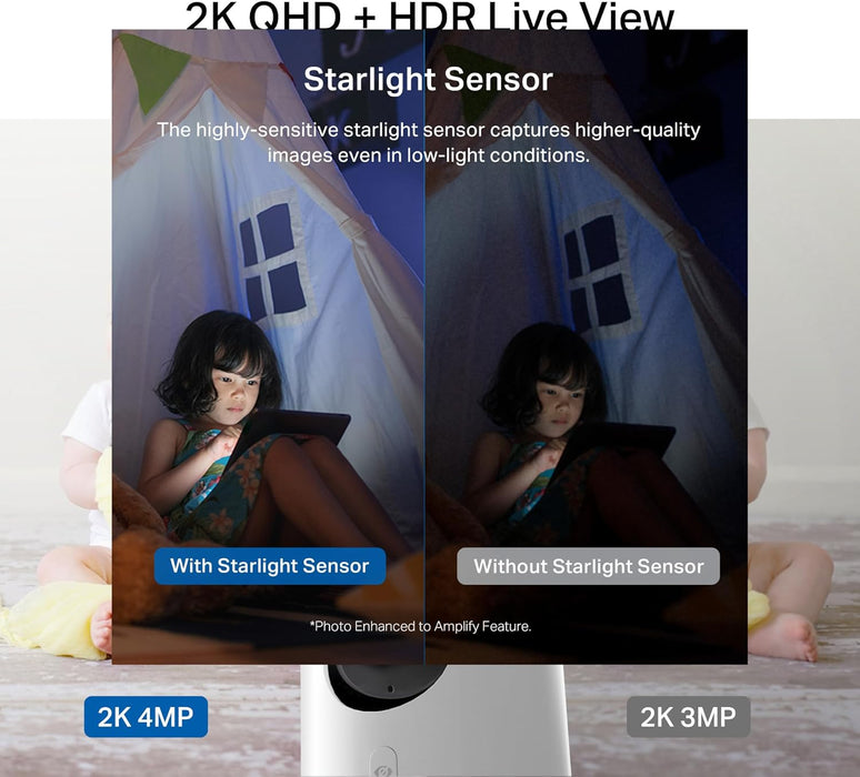 Pan/Tilt AI Home Security Wi-Fi Camera