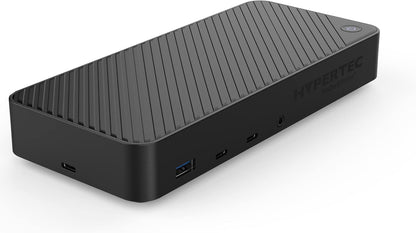 Hypertec 4K/UHD Triple Display 3xHDMI/2xDisplayPort USB-A/USB-C Docking Station, 100W PD - Windows, Apple OS and Chrome OS Compatible