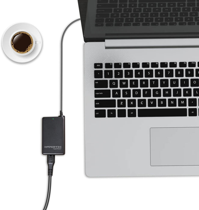 Hypertec HyperPower 65W Universal USB-C GaN Tech Power Supply 3.0 PD QC4+ For Laptop Notebook Smartphone Tablet