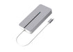 Hypertec ProDockMac - Universal USB-C Dock for Apple MacBook Extended Display with Dual HDMI, Gigabit Ethernet, 2 X USB A, 100W Power Delivery.