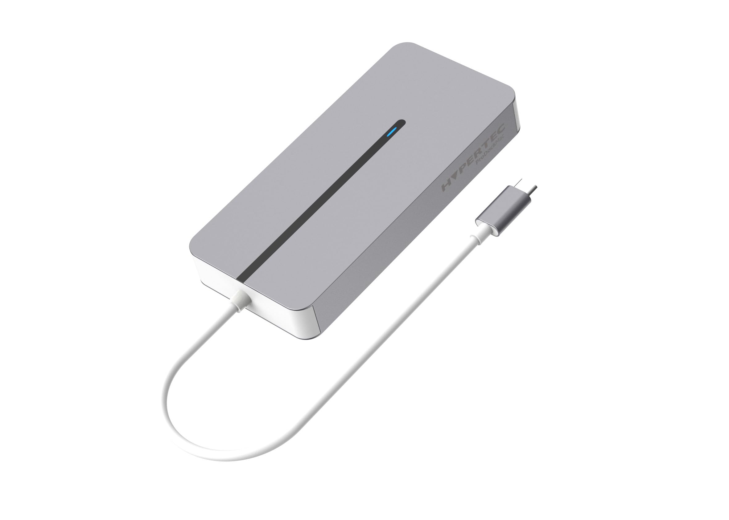 Hypertec ProDockMac - Universal USB-C Dock for Apple MacBook Extended Display with Dual HDMI, Gigabit Ethernet, 2 X USB A, 100W Power Delivery.