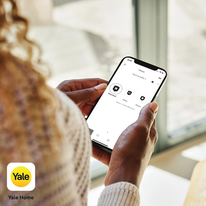 Yale Keyfob | Arm, Part-Arm, Disarm | Panic Button | Keylock | Only Compatible with New Yale Smart Alarm