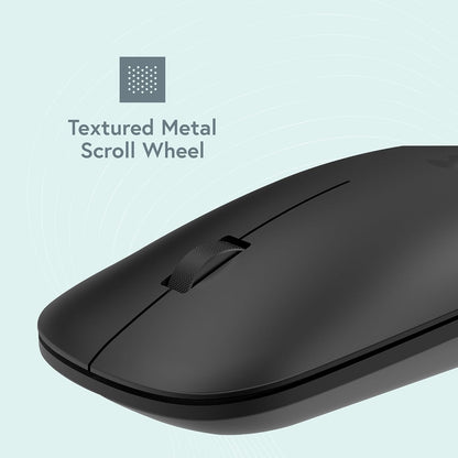 Styletech Silent Multi-Mode Wireless Mouse - Black