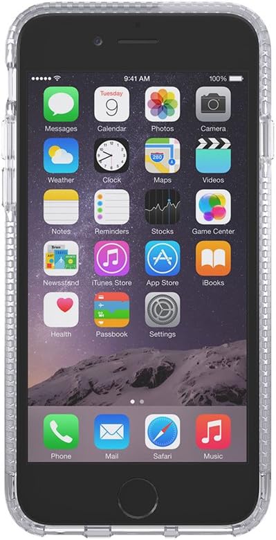 tech21 T21-5198 Impact Clear Case for iPhone 6 Plus / 6S Plus - Matte iPhone 6/6s Plus Impact Clear Clear
