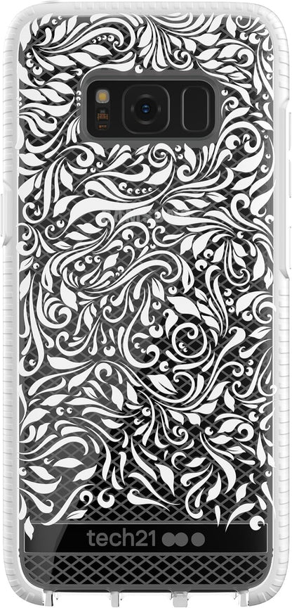 tech21 EVO Check Lace Edition Galaxy S8 Clear/White
