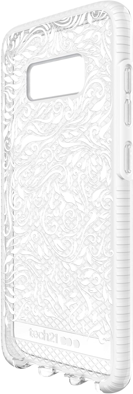 tech21 EVO Check Lace Edition Galaxy S8 Clear/White