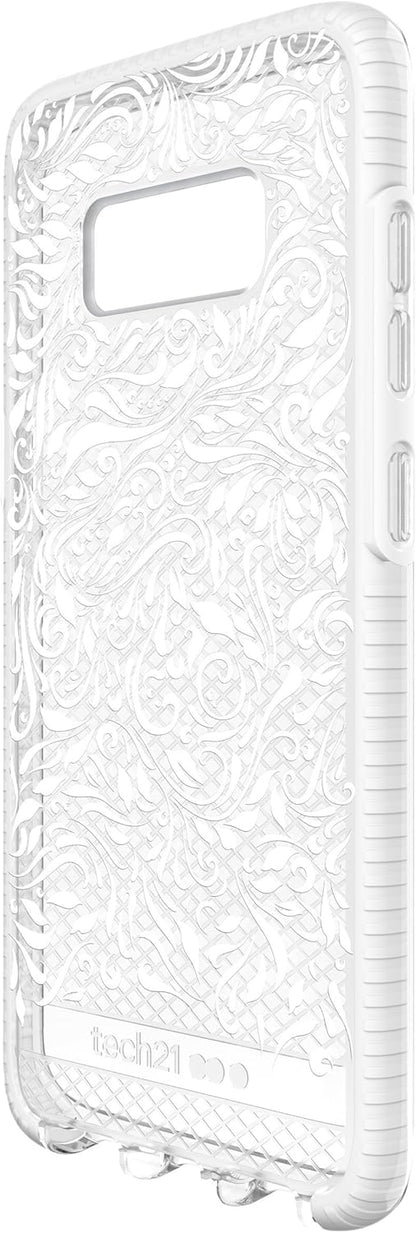 tech21 EVO Check Lace Edition Galaxy S8 Clear/White