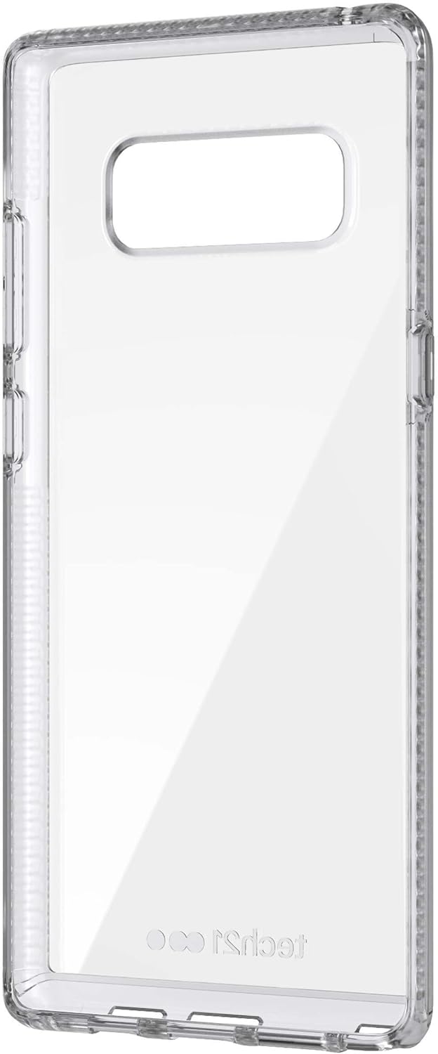 Tech21 T21-5763 Pure Clear Case for Note 8 - Ultra Thin Back Cover with BulletShield Protection - Pure Clear - Transparent Clear/White Pure Clear
