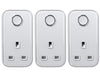 Hive Active Smart Plug with Signal Booster Feature, 3 Pack , White Active Plug 3 Pack
