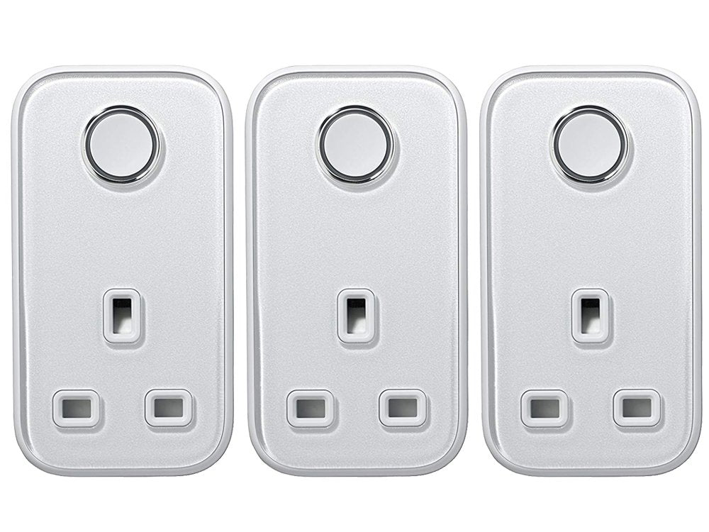 Hive Active Smart Plug with Signal Booster Feature, 3 Pack , White Active Plug 3 Pack