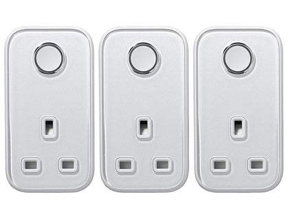 Hive Active Smart Plug with Signal Booster Feature, 3 Pack , White Active Plug 3 Pack