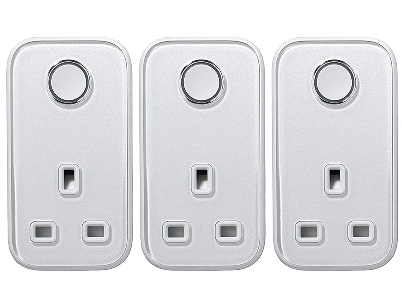 Hive Active Smart Plug with Signal Booster Feature, 3 Pack , White Active Plug 3 Pack
