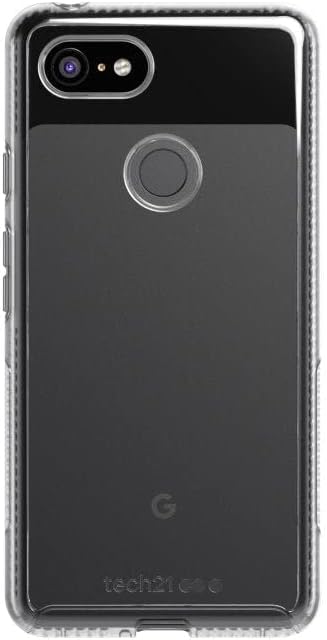 tech21 Protective Google Pixel 3 XL Ultra Thin Back Cover with BulletShield Protection - Pure Clear - Transparent