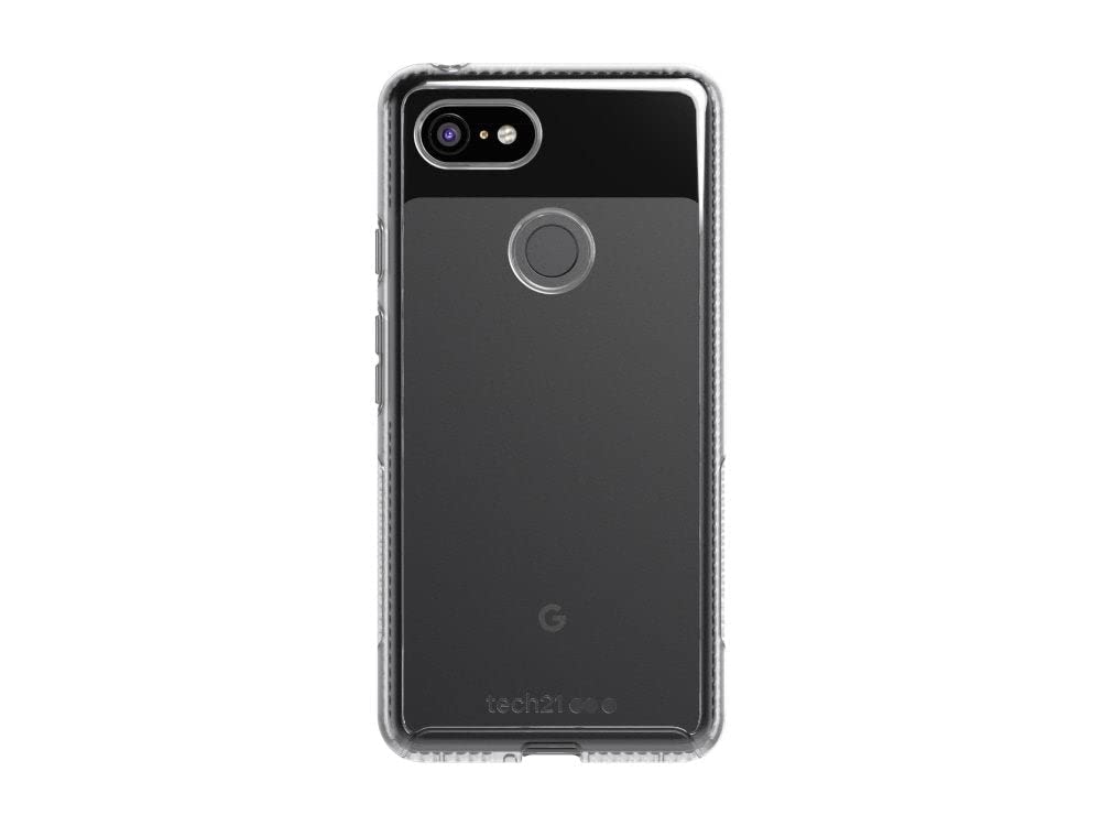 tech21 Protective Google Pixel 3 XL Ultra Thin Back Cover with BulletShield Protection - Pure Clear - Transparent