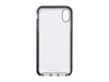 tech21 Protective Apple iPhone XS Max Case Thin Patterned Back Cover with FlexShock - Evo Check - Smokey Black Smokey/Black